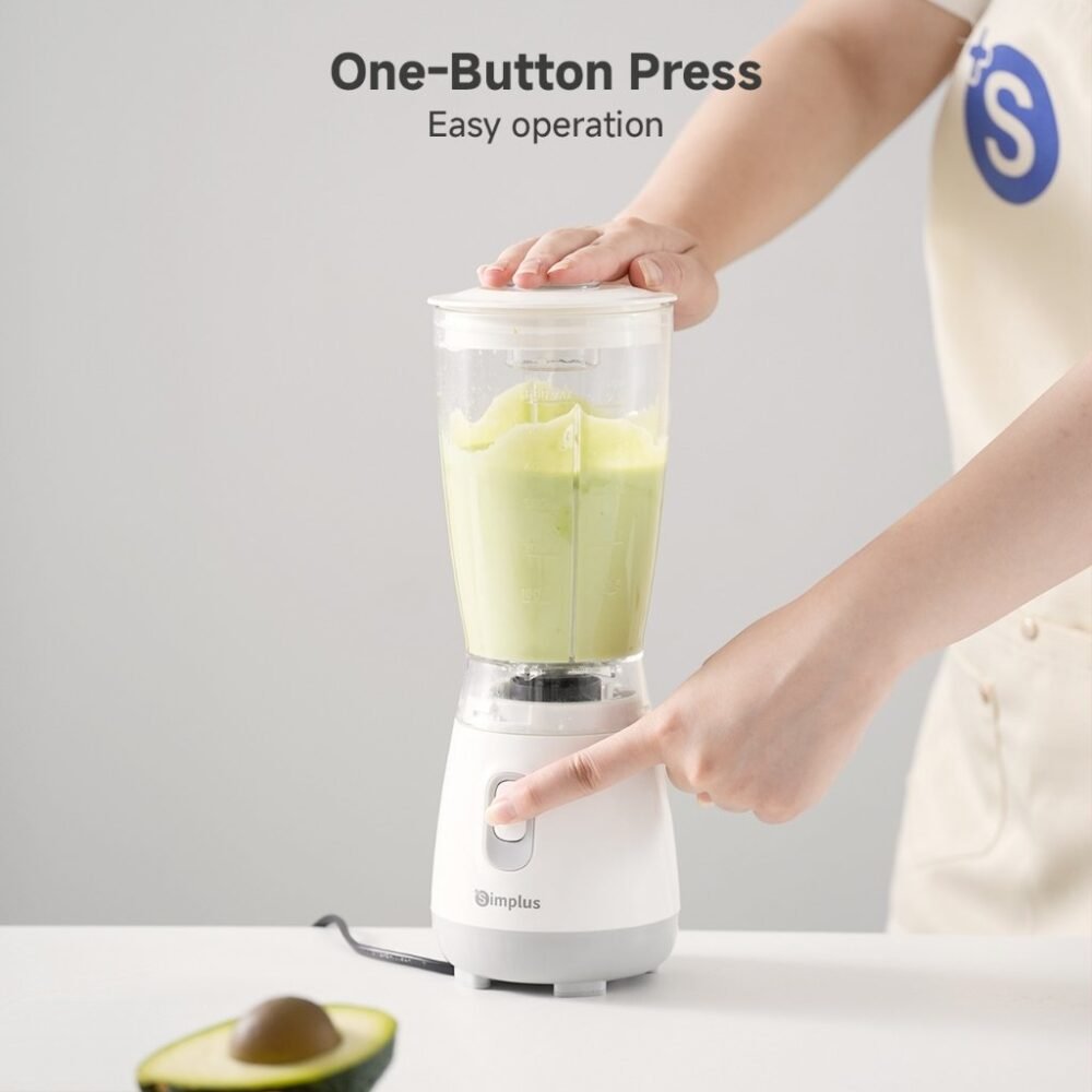 Simplus Multi-functional Blender | 600mL Capacity | 4 304 Stainless Steel Blades | Baby Food | Replacable Blades LLJH004 - Image 8
